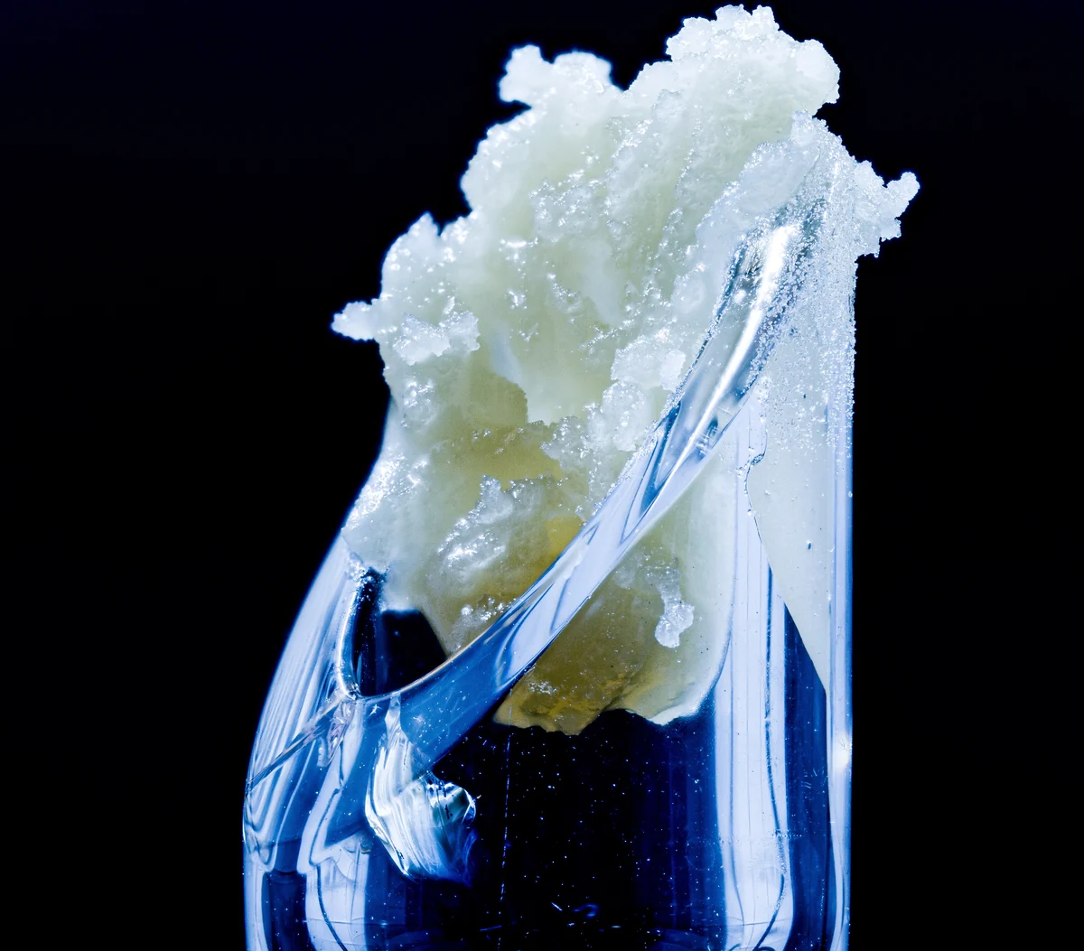 Cannabis concentrate macro photography